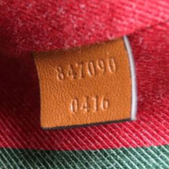 GUCCI GG Emblem Nano Bucket Bag 847090 Supreme Canvas/Leather Beige Brown - Picture 6 of 6